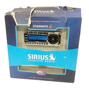 Sirius XM Starmate 4 Satellite Radio Receiver & Vehicle Kit ST4-TK1 New Open Box